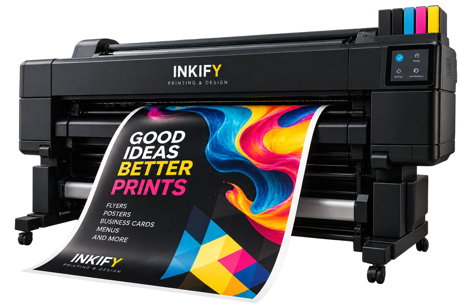 Impression grand format INKIFY en action