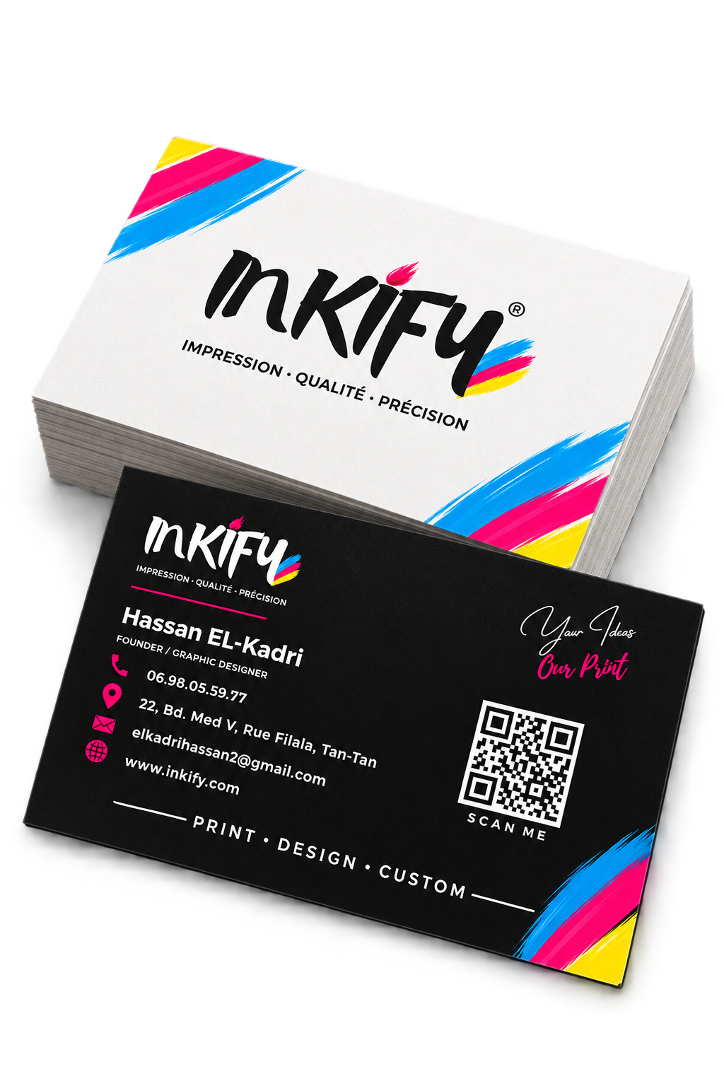 Premium printed business cards